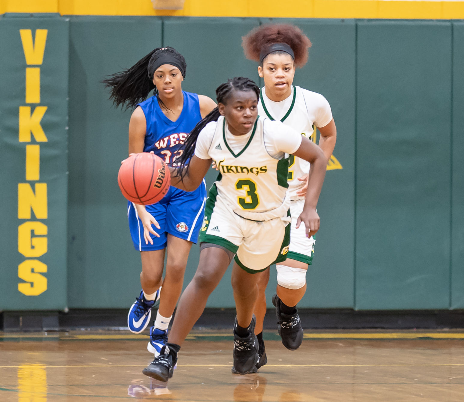 Friday night basketball action